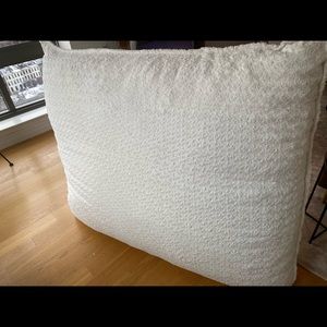 Like new from Love Sac: PillowSac from and soft washable cover.